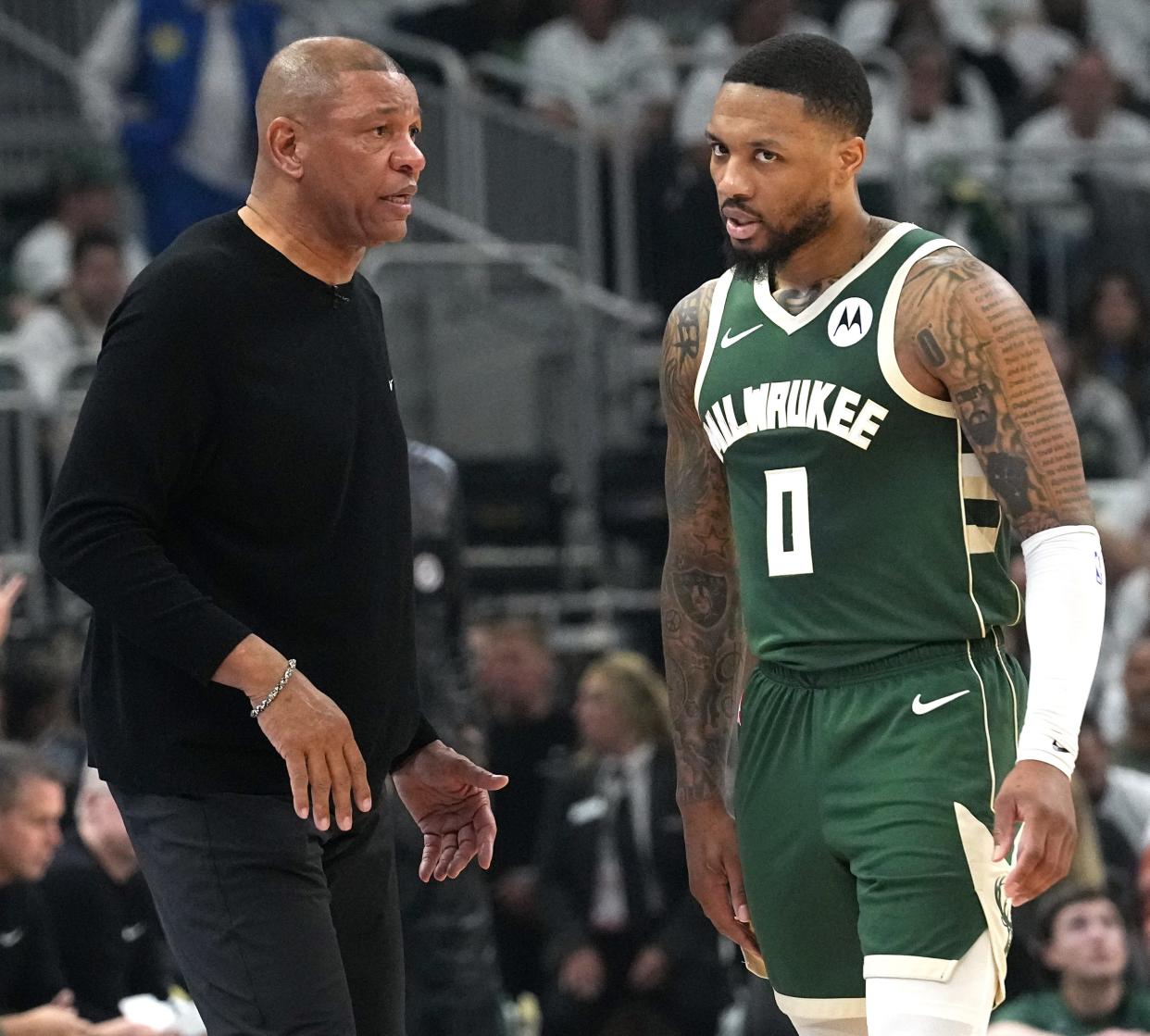 Doc Rivers is looking forward to having a full training camp with Damian Lillard and the rest of the Milwaukee Bucks.