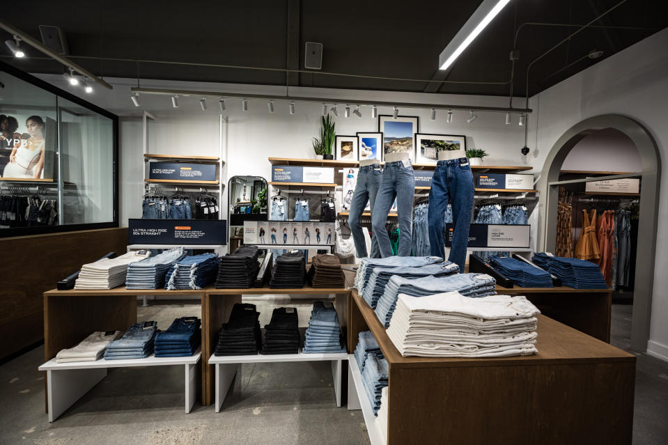 Inside Abercrombie & Fitch’s new retail concept “The Getaway.” - Credit: Courtesy