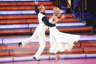 Derek Hough and Kellie Pickler perform on "Dancing With the Stars."