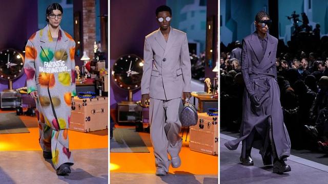 Travel meets star power at Louis Vuitton's Paris mens' show