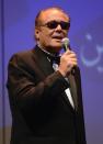 DUBAI, UNITED ARAB EMIRATES - DECEMBER 09: Actor Mahmoud Abdel Aziz speaks on stage after receiving the Lifetime Achievement award at the Opening Ceremony during day one of the 9th Annual Dubai International Film Festival held at the Madinat Jumeriah Complex on December 9, 2012 in Dubai, United Arab Emirates. (Photo by Andrew H. Walker/Getty Images for DIFF)