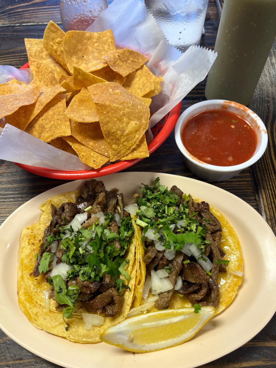 Carne Asada Tacos at Picosos. The authentic Mexican restaurant is located at 3937 Summer Ave. in Memphis.