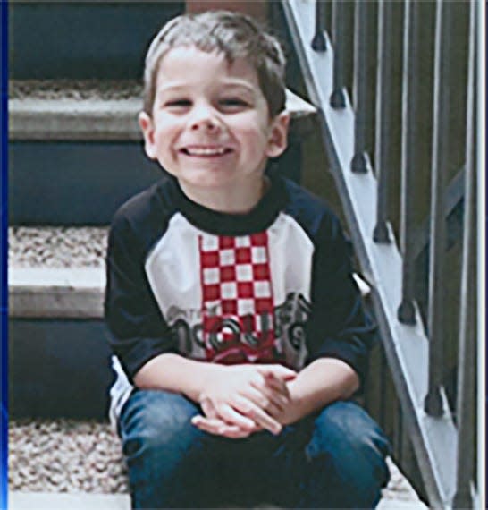 Five-year-old Elijah Lewis, of Merrimack, New Hampshire.