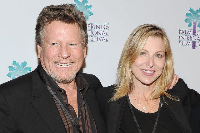 <p>Michael Buckner/Getty</p> Ryan O'Neal and Tatum O'Neal attend the 