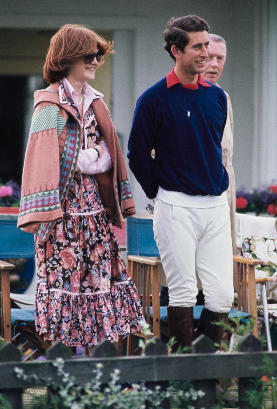 Prince Charles and Lady Sarah Spencer in 1977