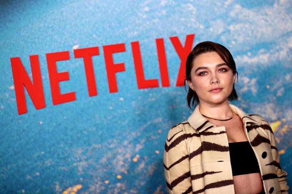 Florence Pugh estelariza ‘Don’t Worry Darling’ junto a Harry Styles (Getty Images for Netflix)