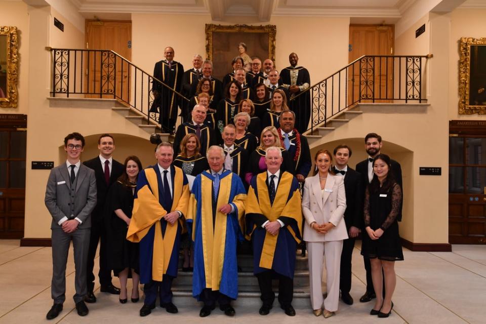 HRH The Prince of Wales with honorands at his annual President’s Visit to the Royal College of Music, recently announced as global top inst
