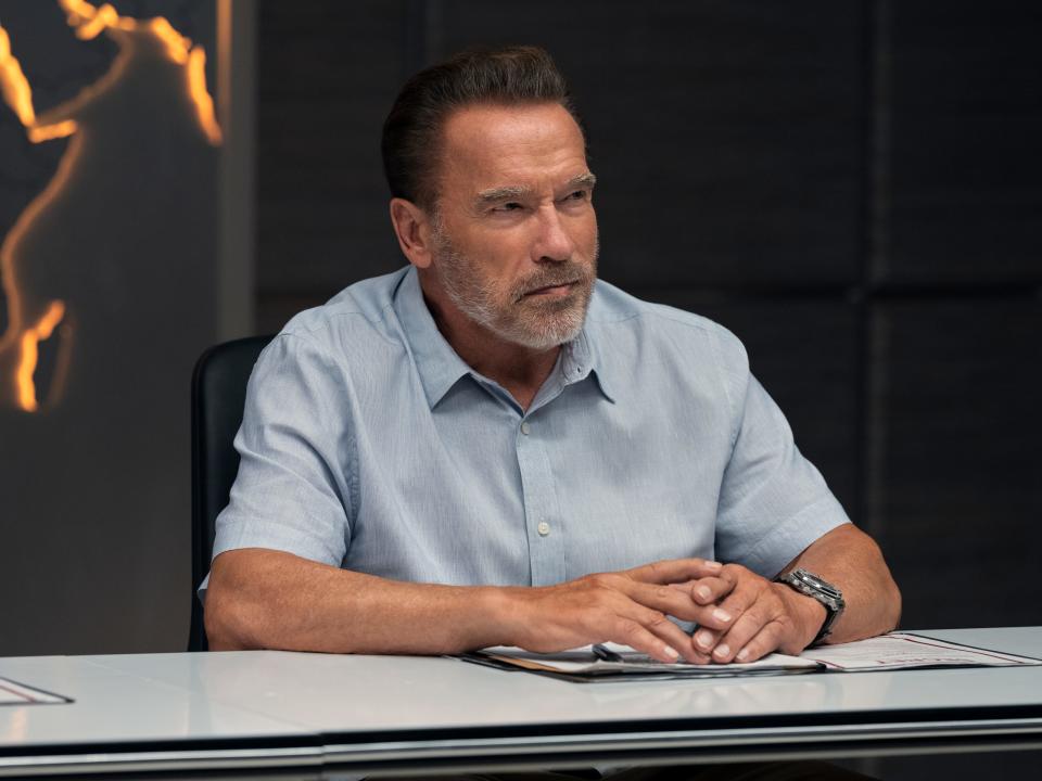 Arnold Schwarzenegger as Luke Brunner in episode 103 of Fubar.