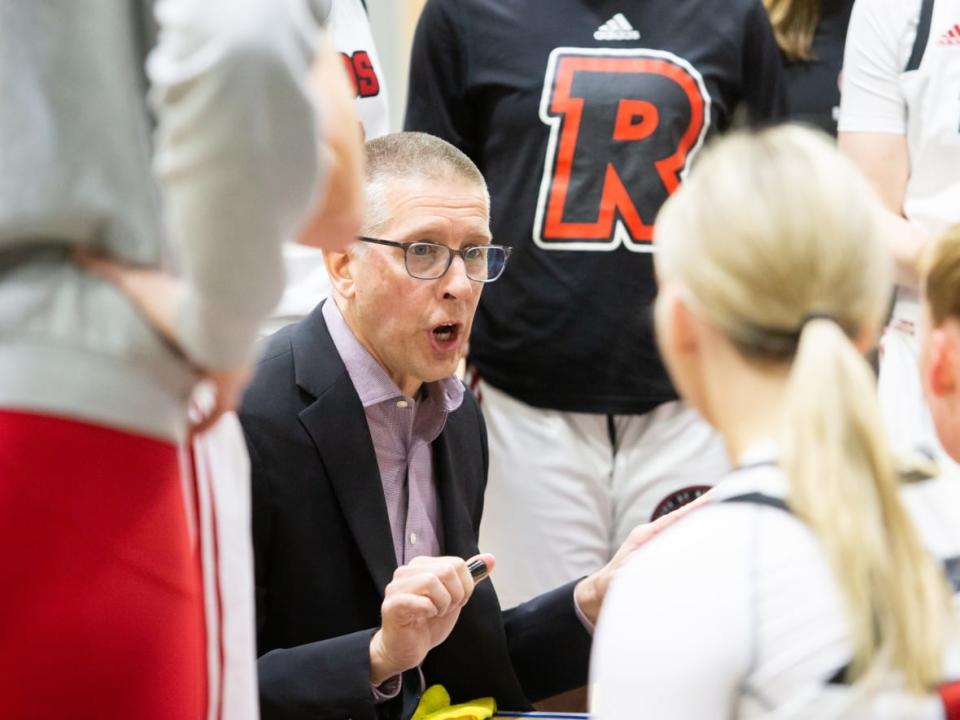 Jeff Speedy coached the UNB Reds women's basketball team for 17 years. (James West/UNB Athletics - image credit)