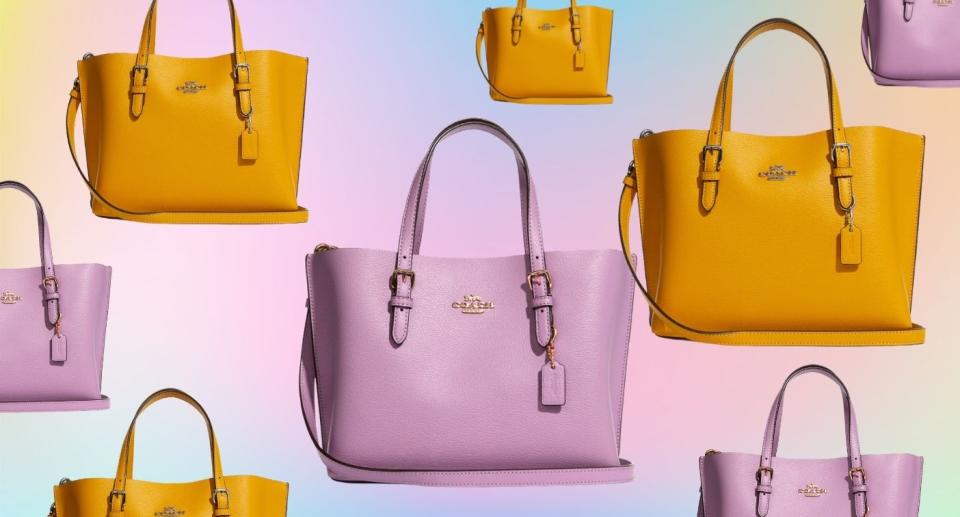 This colourful Coach Outlet tote is perfect for spring — and it's on sale  for $197