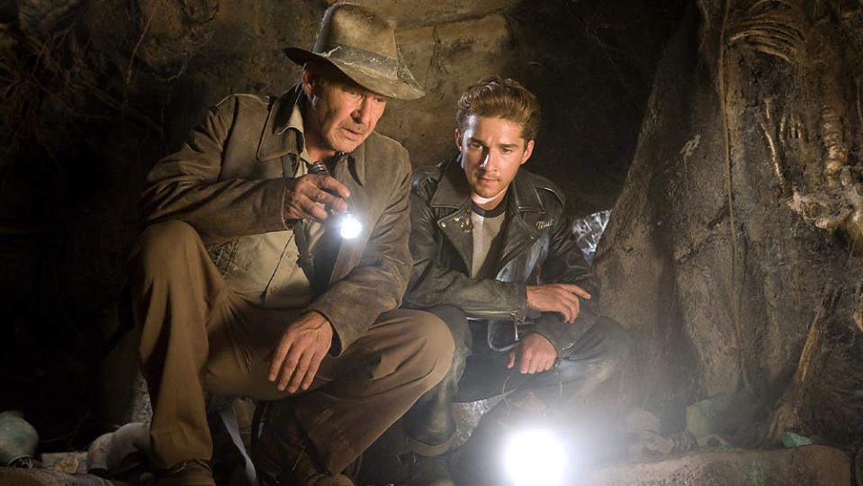 Harrison Ford and Shia LaBeouf in 'Indiana Jones and the Kingdom of the Crystal Skull'