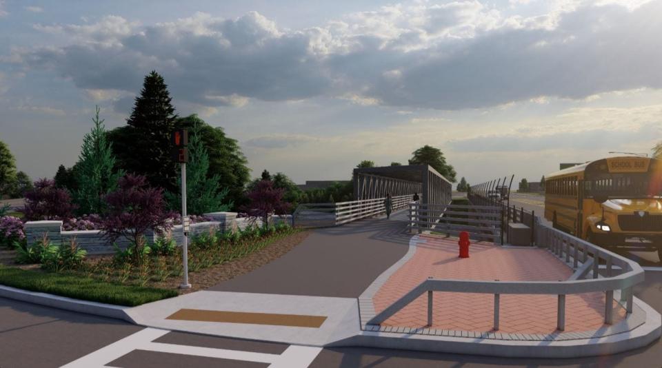 The New York state Thruway Authority plans a $13.9 million project to connect the bike-pedestrian path on the Gov. Mario M. Cuomo Bridge south over the Thruway onto Broadway in Tarrytown. A bike-pedestrian bridge, independent of the busy Broadway corridor, will lead to improvements that will link the popular path to Lyndhurst mansion, the RiverWalk path and the Old Croton Aqueduct.