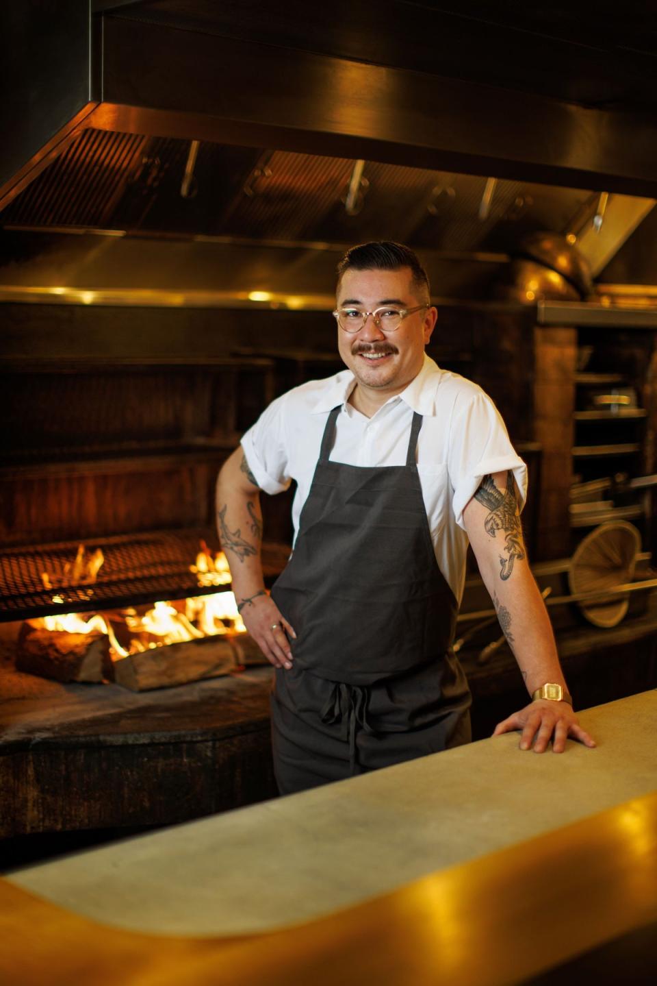 Steven Molnar is the half Japanese, half Hungarian head chef of Quetzal (Quetzal)