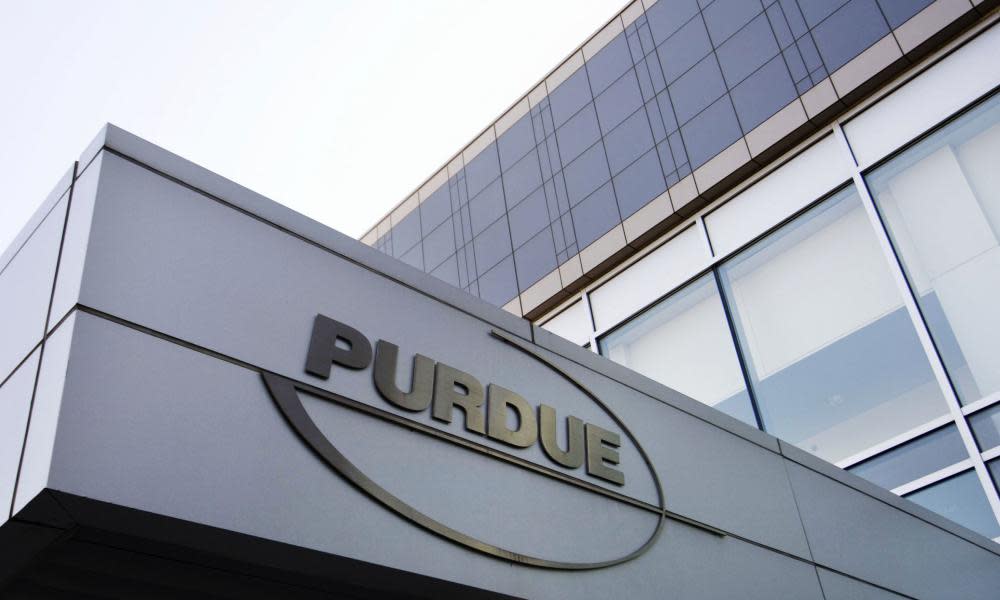 The Purdue Pharma offices in Stamford, Connecticut.