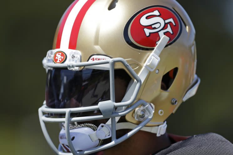 Colin Kaepernick might not make the 49ers' 53-man roster. (AP) 