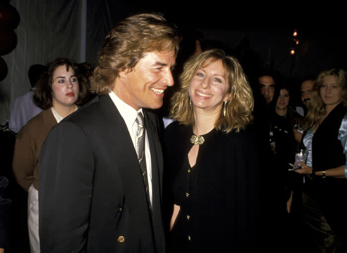 Barbra Streisand y Don Johnson