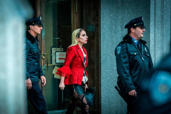 Lady Gaga como Harley Quinn en el set de 'Joker 2' (Foto: X)