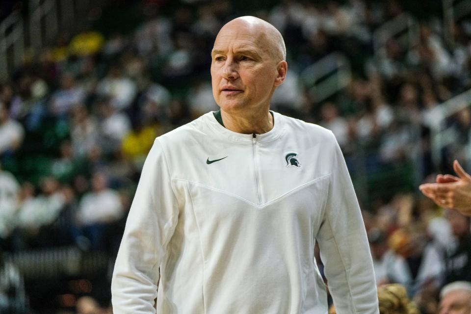 Associate head coach Dean Lockwood has been leading the MSU women's basketball team since late January, when head coach Suzy Merchant experienced a medical incident. He expects to run the program through the remainder of the season.