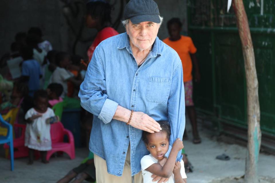 Gerard Straub at the Santa Chiara Children’s Center, the orphanage he runs in Port-au-Prince, Haiti.