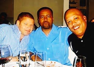 Nevin Shapiro said this photo was taken of him, Miami basketball coach Frank Haith (middle) and basketball assistant Jake Morton (right) at Philipe Chow in the fall of 2008.