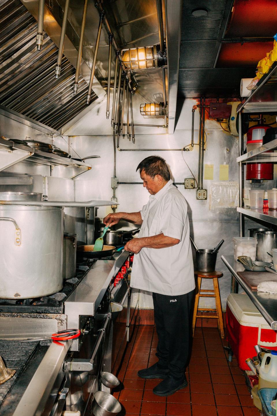 Rennee's Kitchenette cook in kitchen