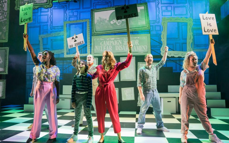 Falsettos Musical performed at the Other Palace Theatre, London  - Alastair Muir 