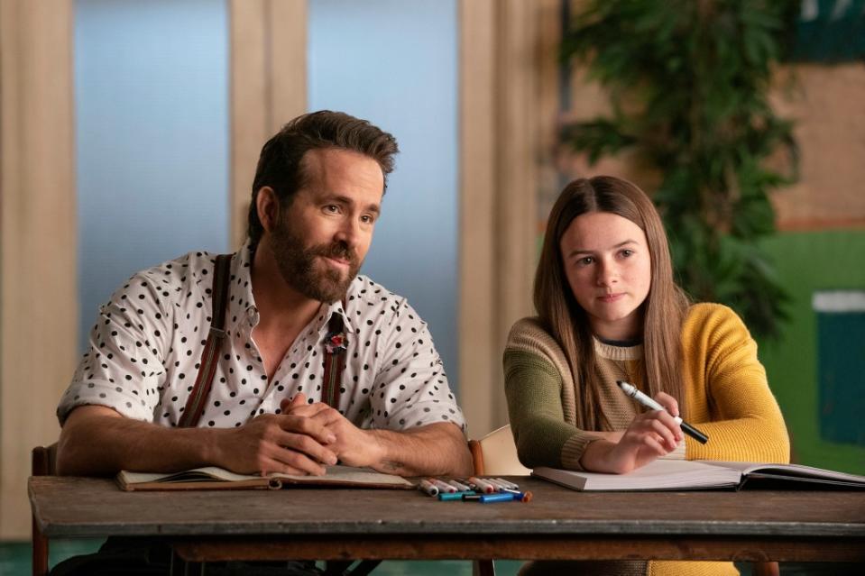 Cal (Ryan Reynolds) can also see imaginary friends — just like Bea (Fleming) can. AP