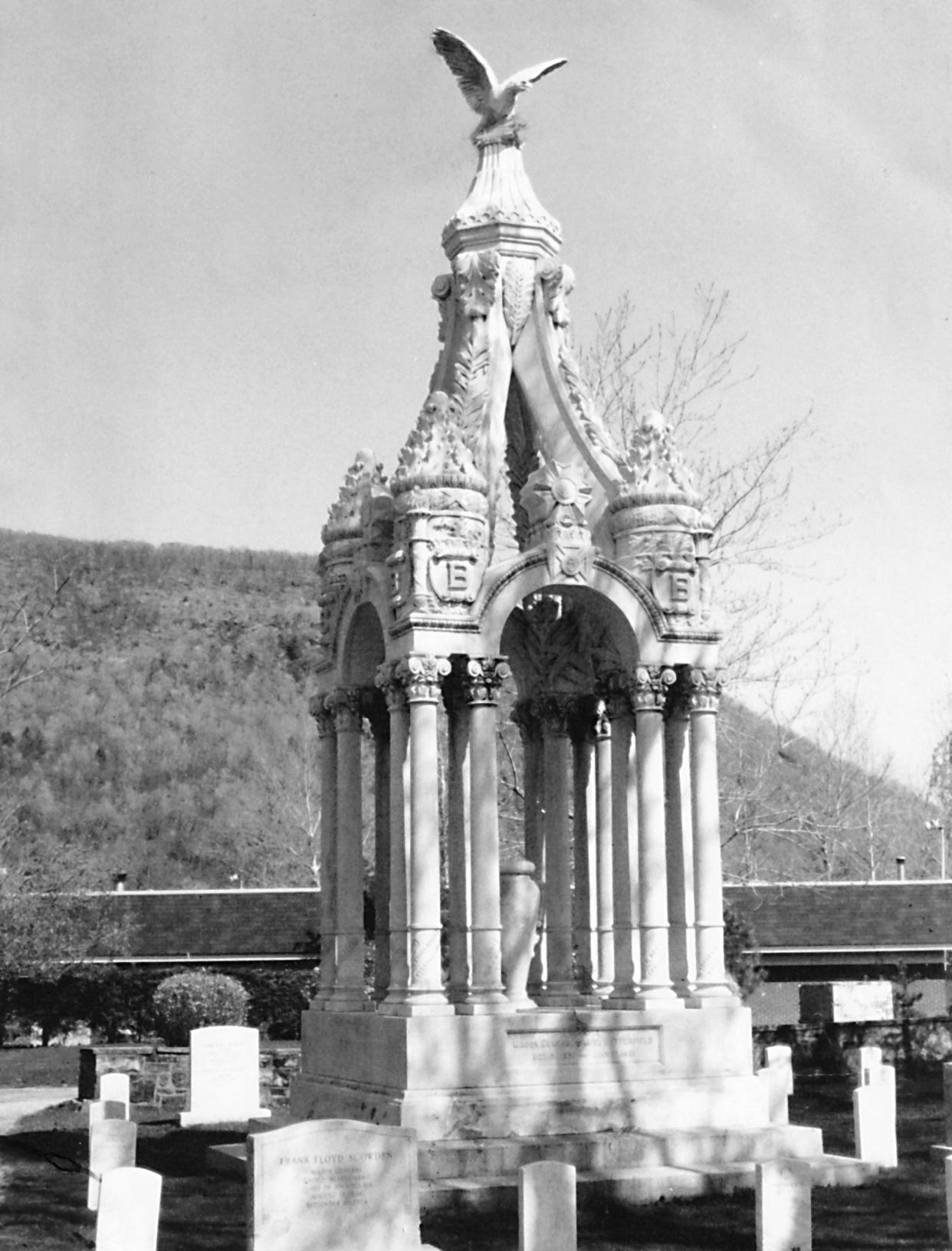 Major General Dan Butterfield, co-composer of the bugle call “Taps” who fought in many battles during the Civil War, was born and grew up in Utica. He is buried in the cemetery at West Point. The monument over his grave is the largest and most ornate in the cemetery—35 feet high with 16 columns.