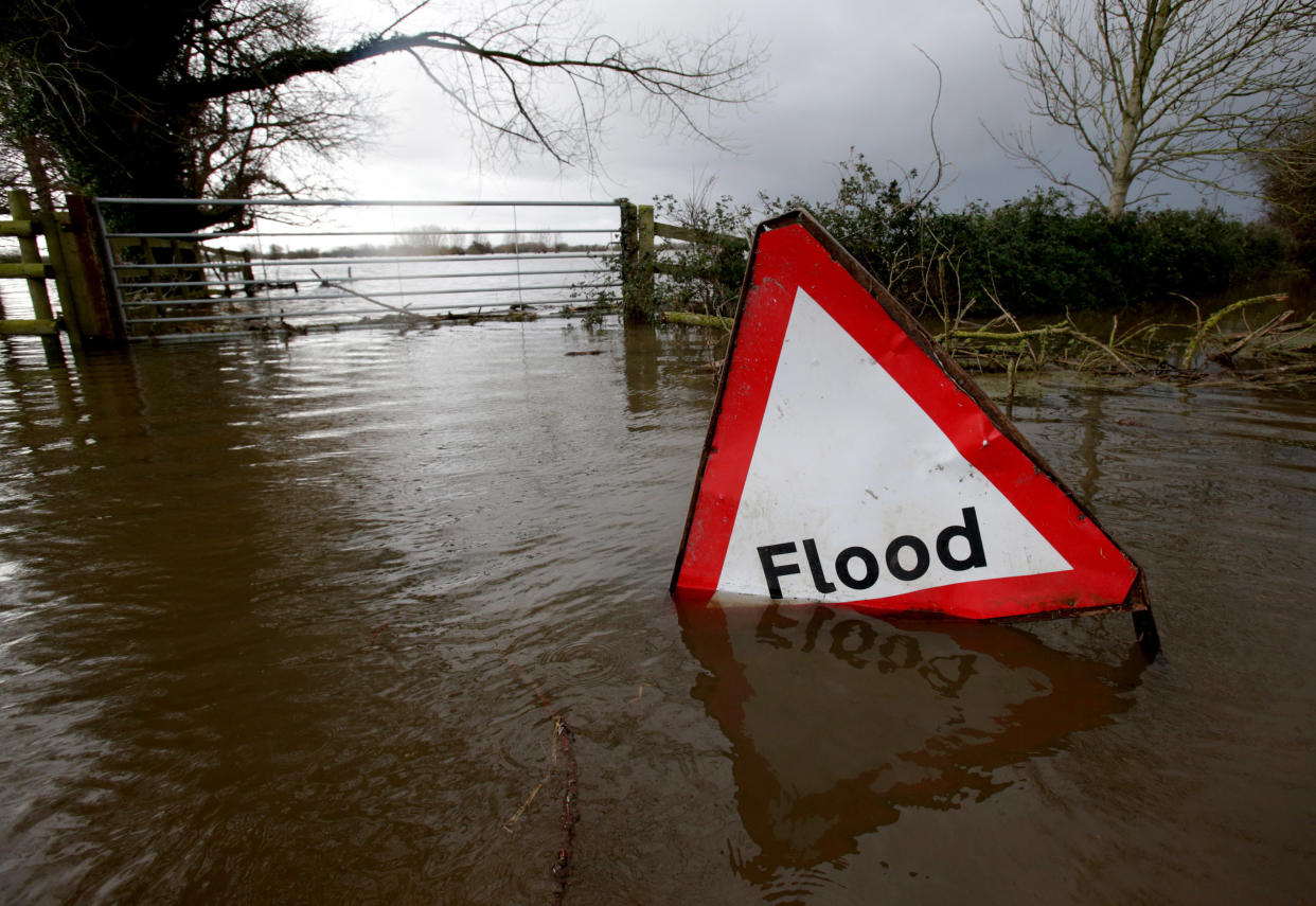 Flooding in Somerset, England, in 2014. (Photo: Matt Cardy/Getty Images)