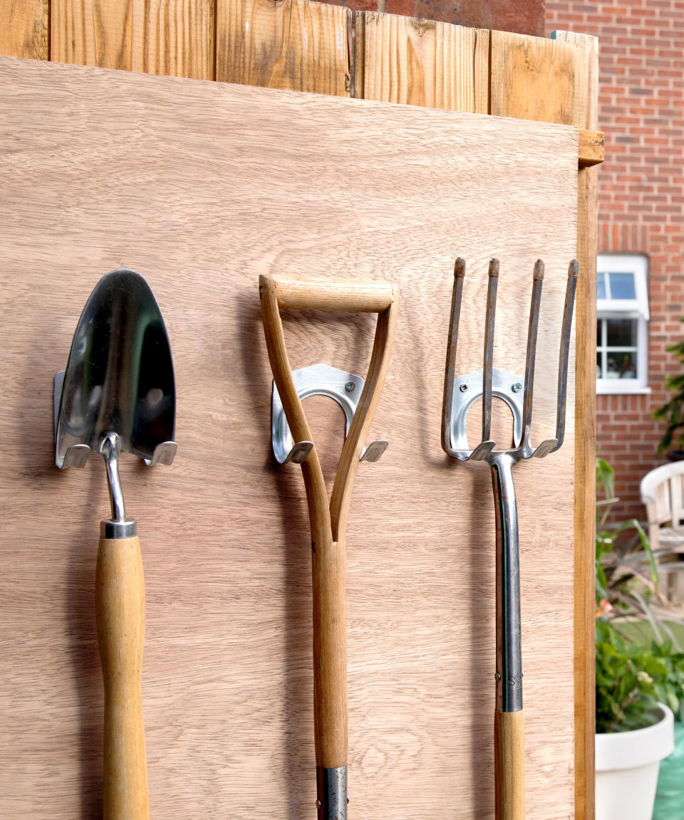 <p> Garden tools can be some of the most expensive things you&apos;ll buy for your garden, so it pays to look after them to ensure they last you for years to come.&#xA0; </p> <p> Learning how to clean rusty tools properly will get them looking their best again, while cleaning pruning shears will help to keep them sharp as well as prevent you spreading diseases from one plant to another when pruning.&#xA0; </p> <p> It&apos;s worth building some proper garden tool storage too, so that everything has its own place in your shed and you can tidy tools away after a day working in the garden. &apos;This doesn&apos;t have to be expensive,&apos; says Beth Murton, editor of <em>Gardeningetc</em>. &apos;In my own shed, I&apos;ve just got a simple piece of timber attached to the side wall, and then a series of nails, hooks and wooden dowels along the length of the timber so we can hang everything from secateurs and trowels to rakes and spades from it. I&apos;m terrible for losing gardening gloves too, so I now make sure I have a small basket in the shed to keep them tidied away rather than having to buy a new pair each year!&apos; </p>