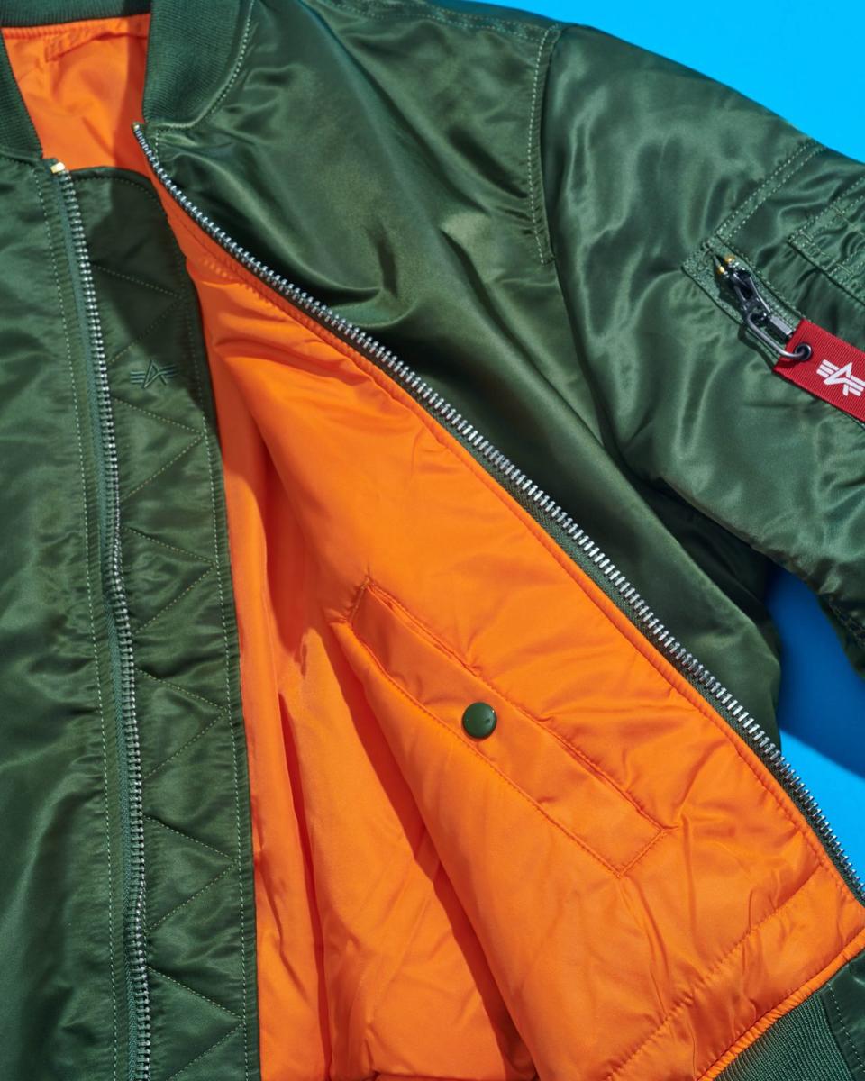 alpha industries ma 1 bomber jacket