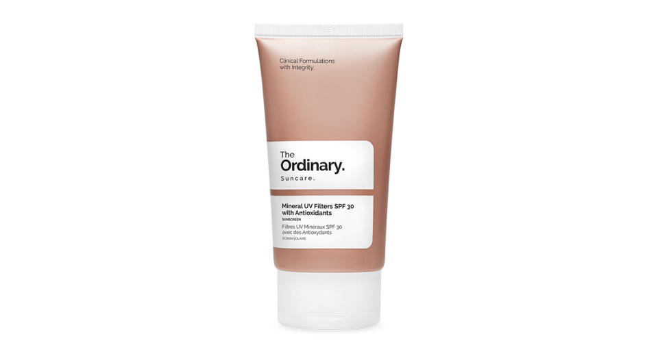 The Ordinary Mineral UV Filters SPF 30 with Antioxidants, £8.90