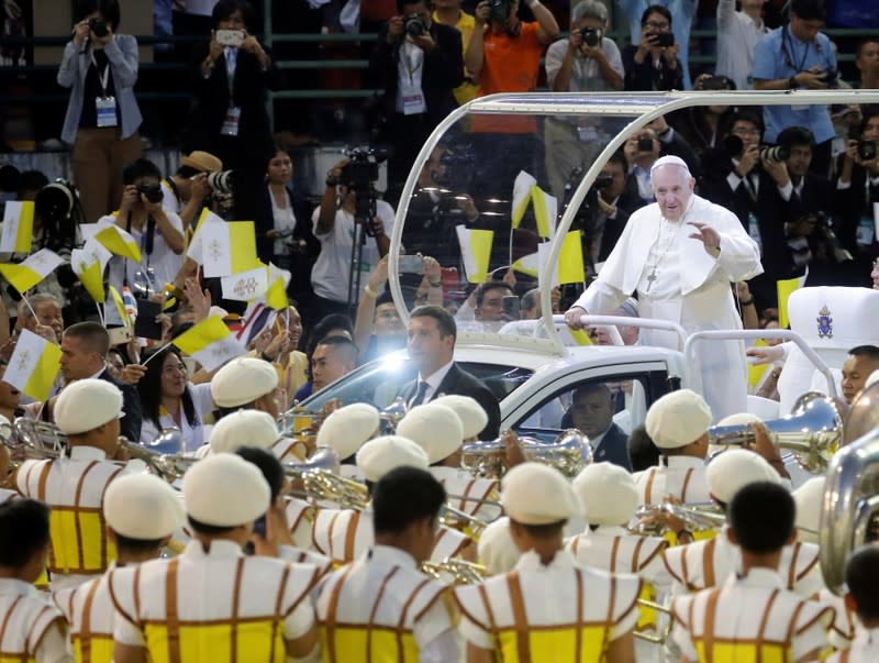 Pope Francis visits Thailand