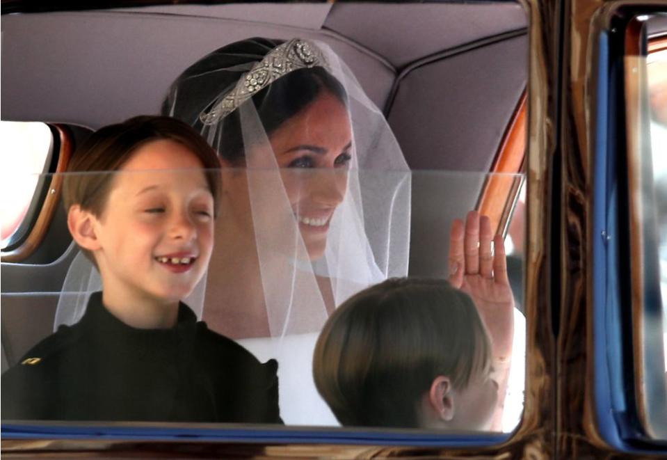 Meghan Markle with Brian and John Mulroney