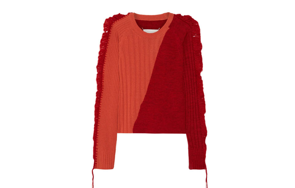 Maison Margiela Two-Tone Sweater