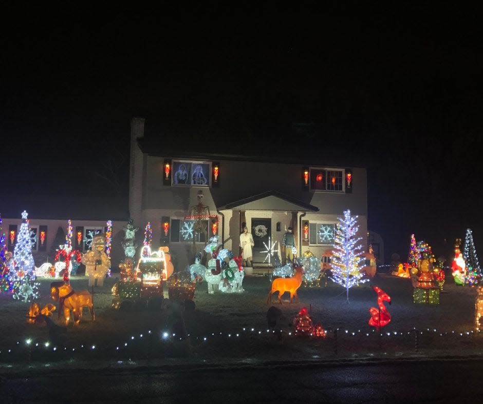 Zoeller Avenue Light Display at 13018 Zoeller Ave. NW in Lake Township features more than 100 lighted displays