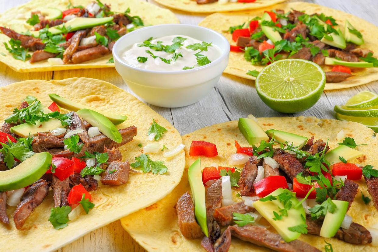 Beef Tongue Tacos