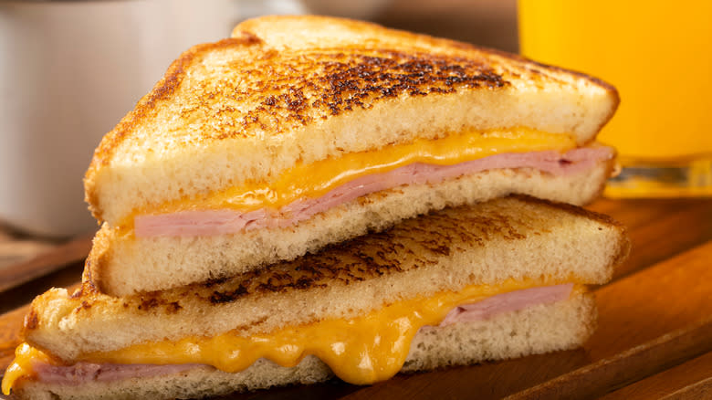 Grilled cheese sandwiches