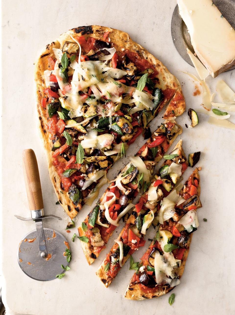 Veggie Grilled Pizza