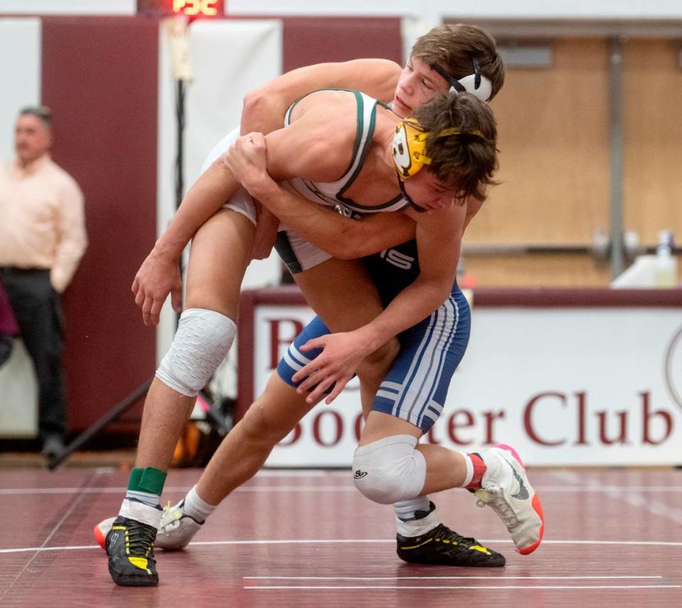 Penns Valley’s Colten Shunk leads the county with five technical falls.