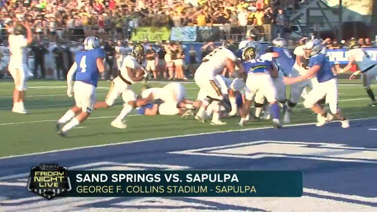 Sand Springs tops Sapulpa in FNL Game of the Week