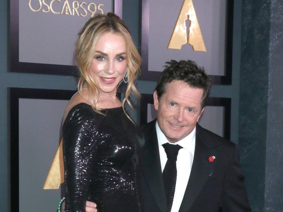 Michael J. Fox bei einem Auftritt mit Ehefrau Tracy Pollan. (Bild: imago/ZUMA Wire)