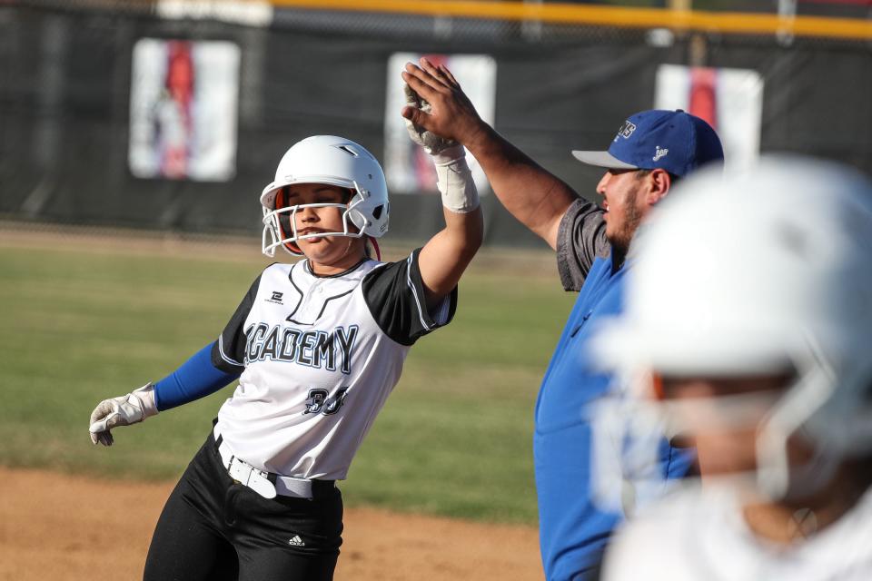 Santa Gertrudis Academy defeats Veterans Memorial, 3-2, on March 3, 2023, at Veterans Memorial High School in Corpus Christi. 