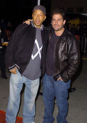 Russell Simmons and Brett Ratner at the LA premiere of Warner Bros.' Starsky & Hutch