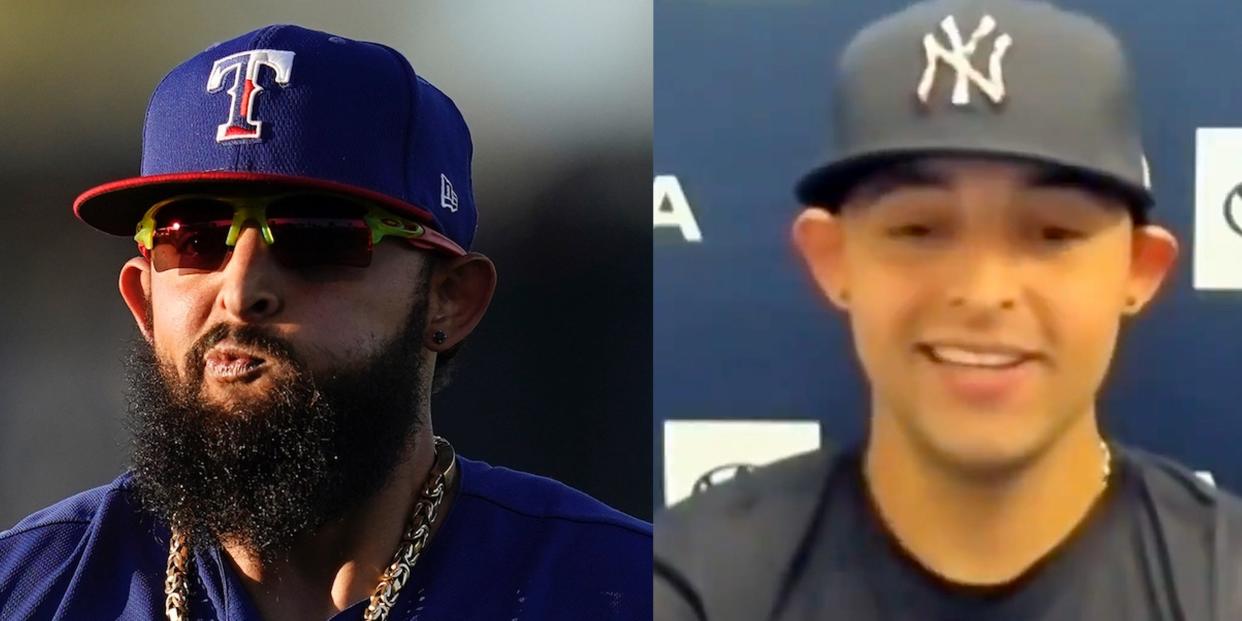 rougned odor beard shave