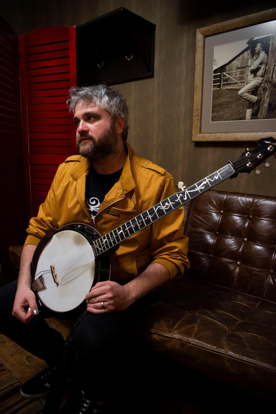 Banjo player Matt Menefee of the Wood Box Heroes was inspired by the work of New Grass Revival artists like John Cowan and Bela Fleck.