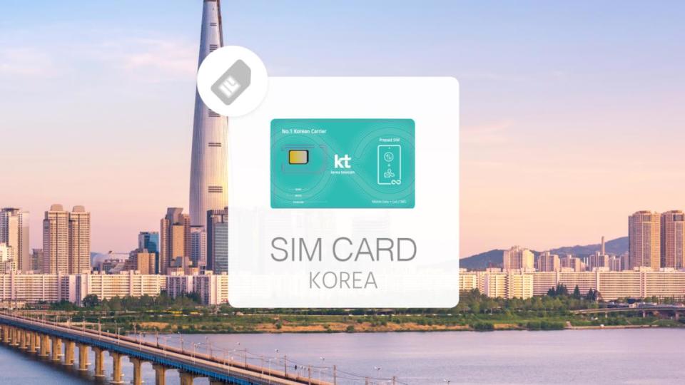 韓國上網電話卡優惠推介！無限速數據最平$10一日、與交通卡T-Money二合為一（附購買連結）