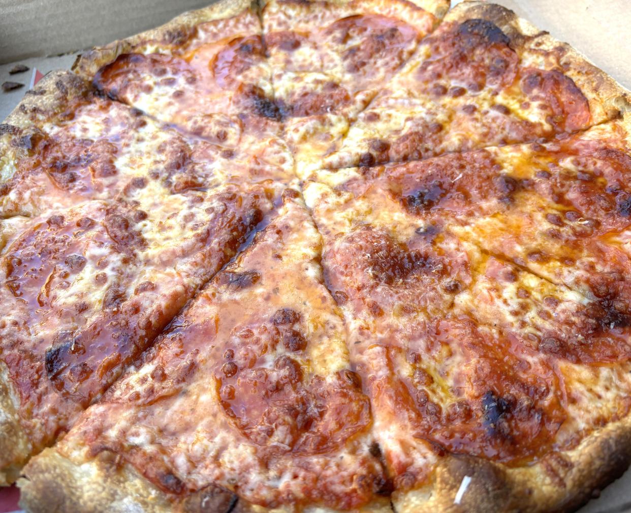 The Hot Honey Pepperoni Pizza is a best seller at Pizzeria Don Luca at 1215 N. Fourth St., Wilmington, N.C.