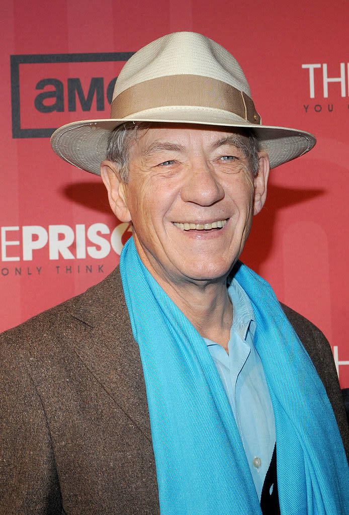 Closeup of Sir Ian McKellen