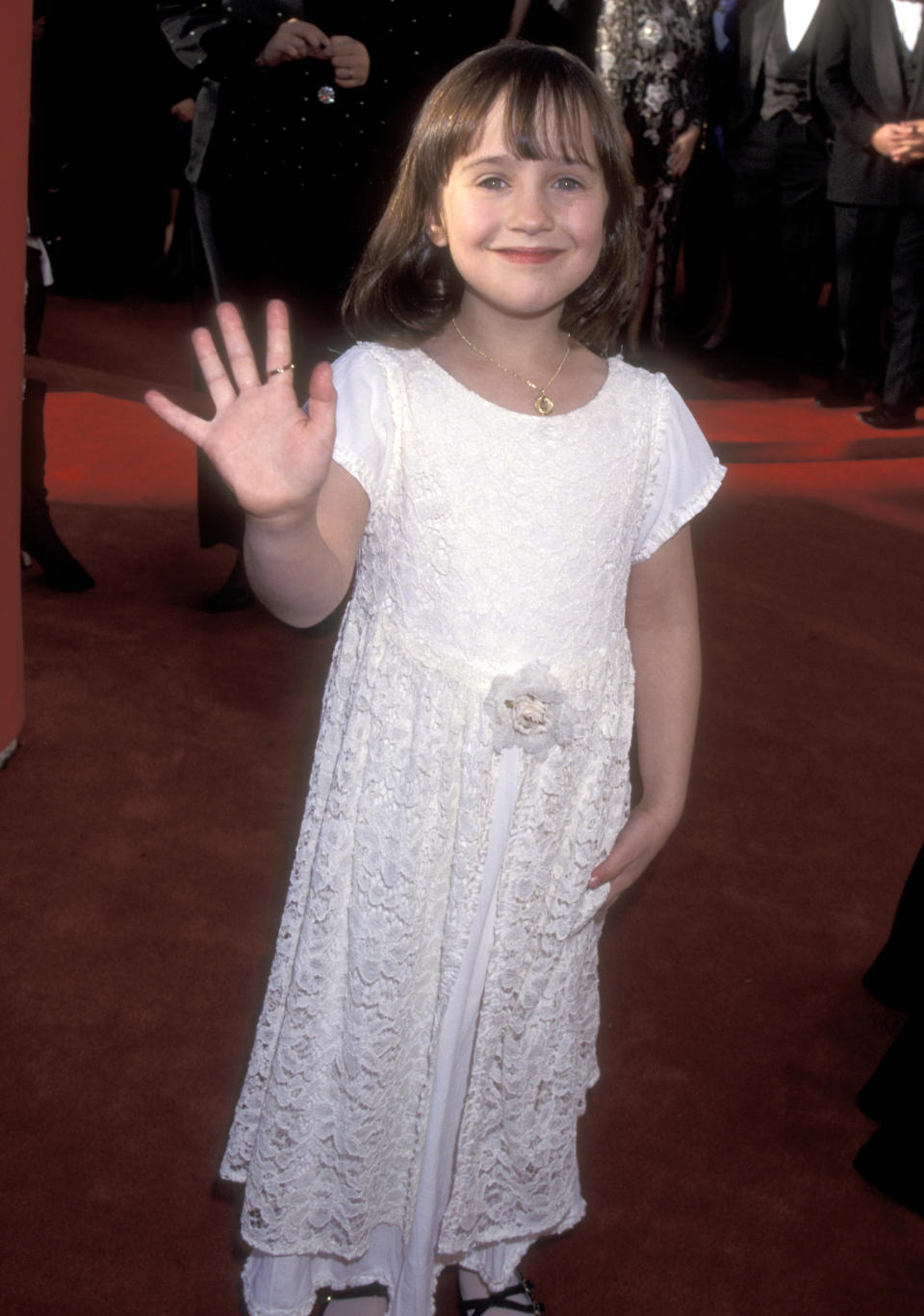 child mara on the red carpet